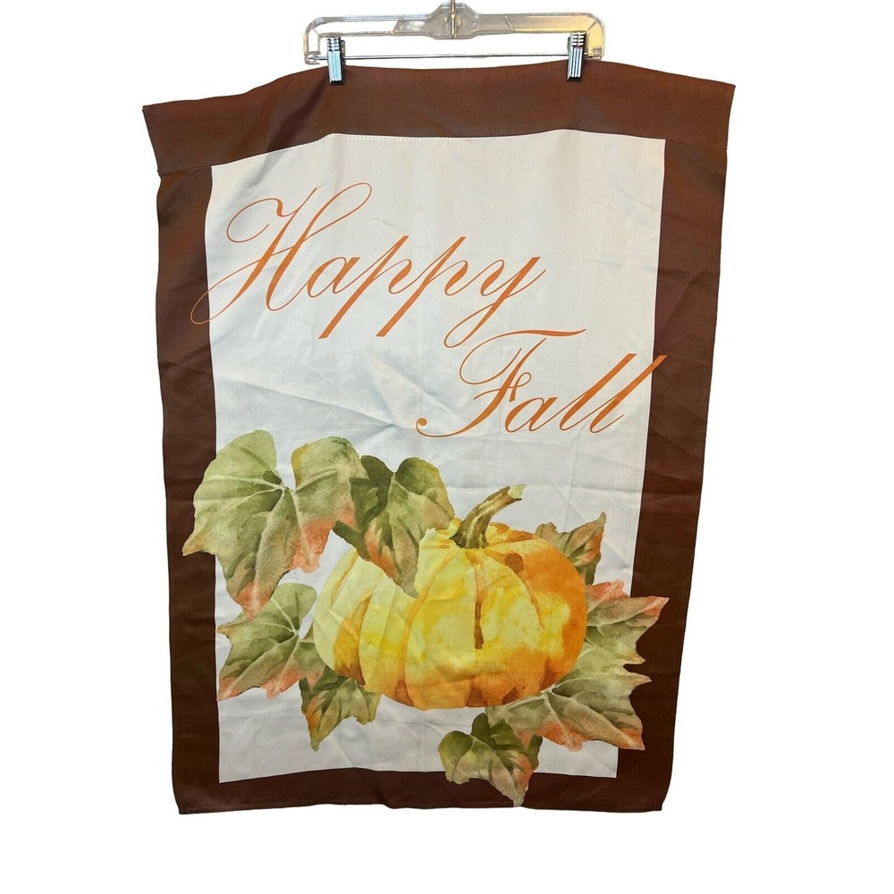 Happy Fall Pumpkin Garden Yard Flag‎